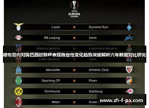 德布劳内对阵巴西欧联杯表现稳定性变化趋势深度解析六年数据对比研究