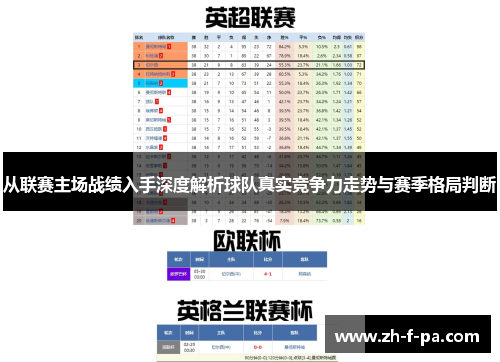 从联赛主场战绩入手深度解析球队真实竞争力走势与赛季格局判断 从联赛主场战绩入手深度解析球队真实竞争力走势与赛季格局判断